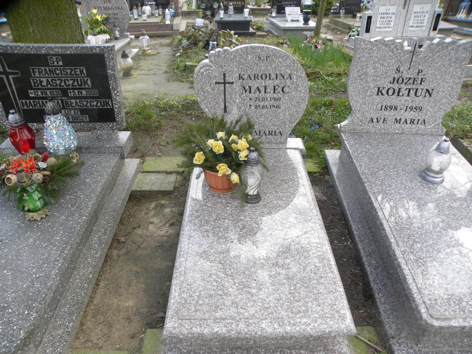 Karolina MALEC 1909 Banie - Grobonet - Wyszukiwarka osób pochowanych