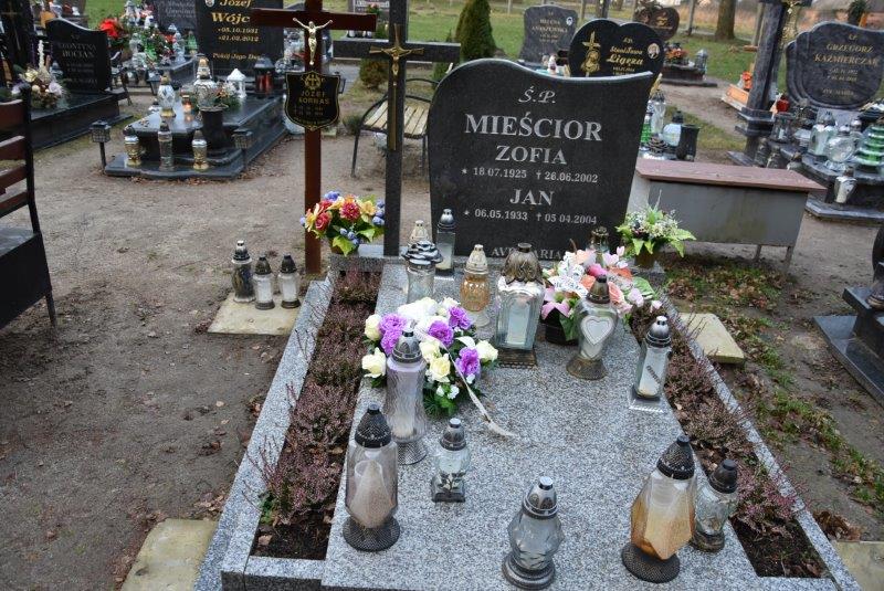 Jan MIEŚCIOR 1933 Banie - Grobonet - Wyszukiwarka osób pochowanych