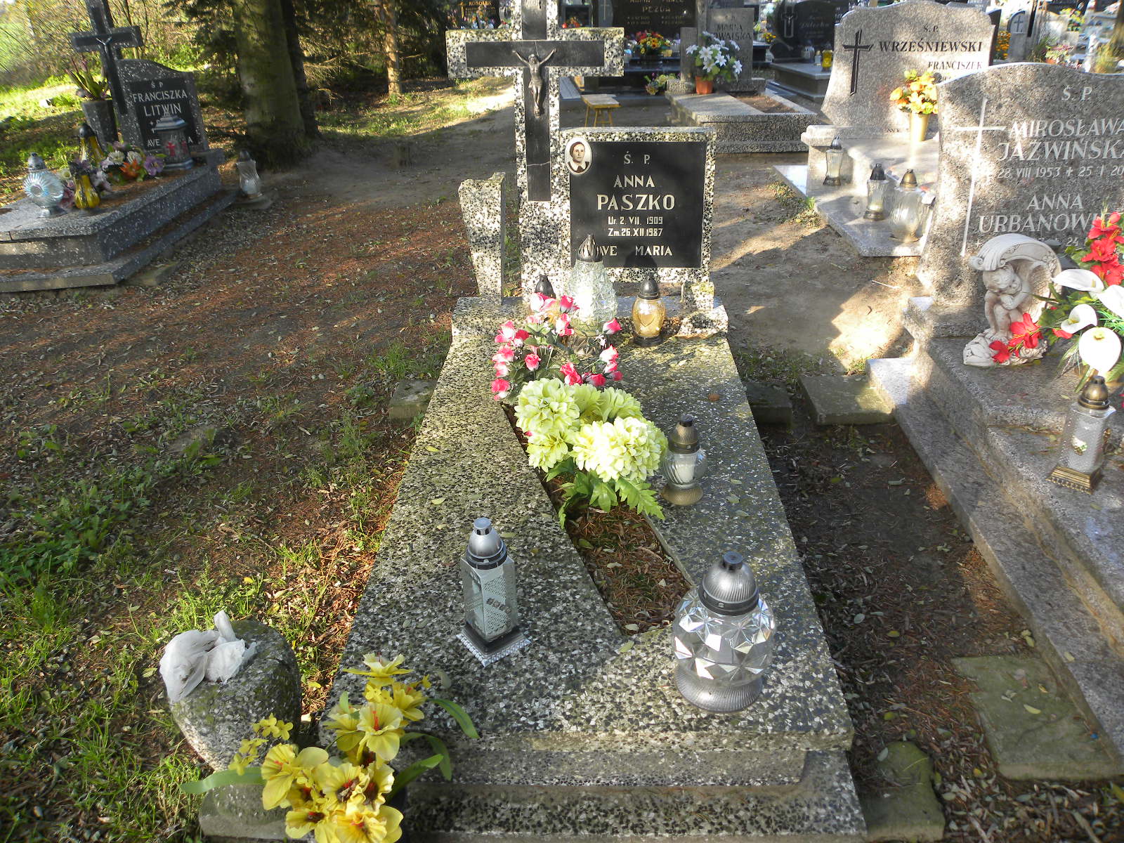 Anna Paszko 1909 Banie - Grobonet - Wyszukiwarka osób pochowanych