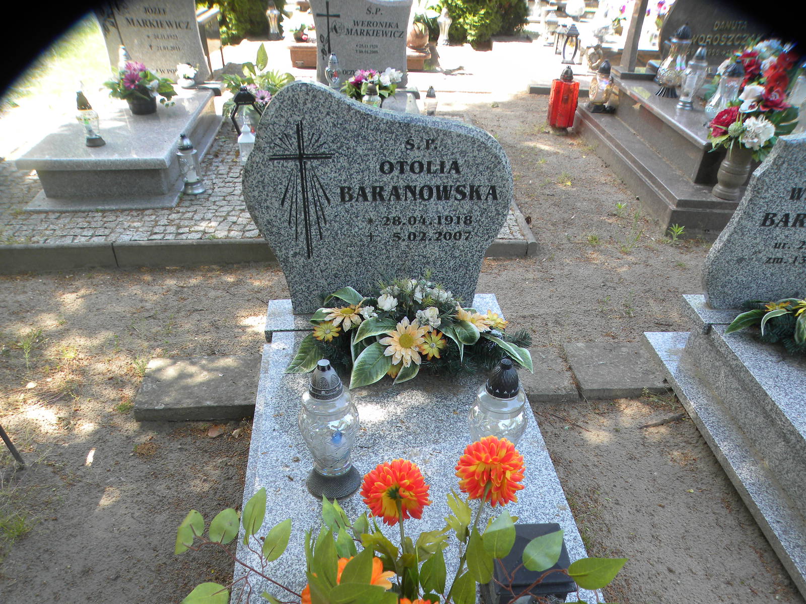 Grób OTOLIA BARANOWSKA